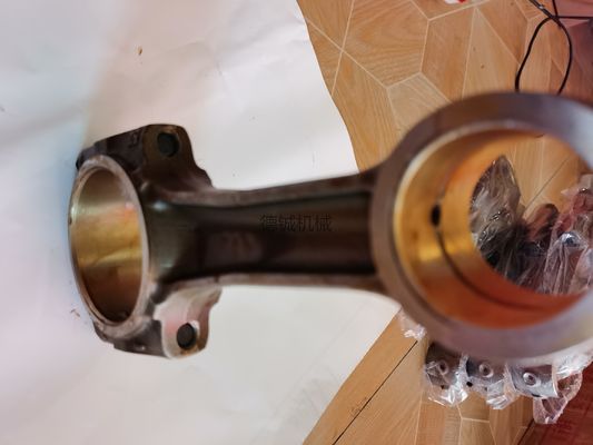 Black Engine Connecting Rod Mitsubish 6D16 Con Rod Connecting Rod With Piston